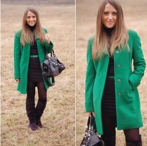 United Color of Benetton Green Coat
